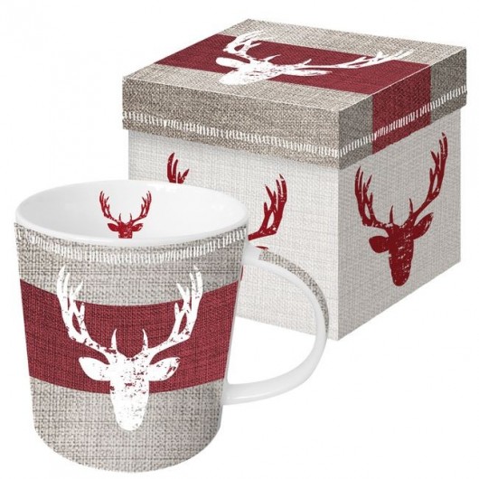 Kubek porcelanowy z jeleniem MIA home