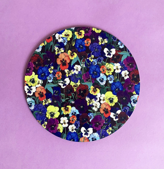 podkładki do kuchni Bratki- Pansy Garden- Podkładka pod talerz - Nowy wzór
