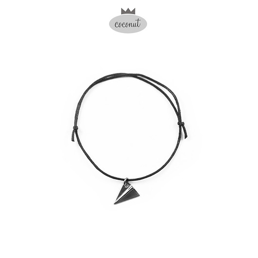 Srebro: SAMOLOT Origami  - bransoletka COCONUT