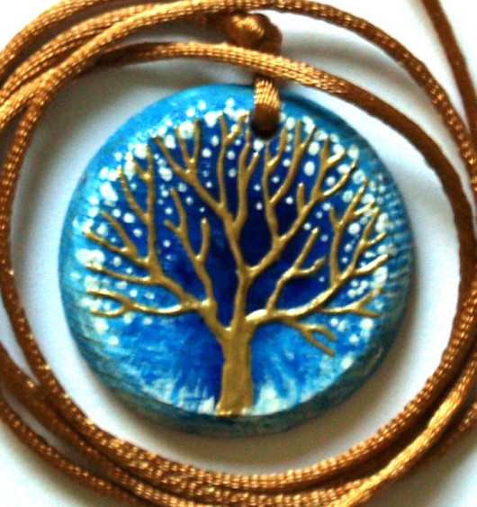Gold Tree abstrakcja