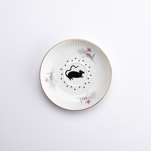 Ozdoby na ścianę Talerz na ścianę - myszka