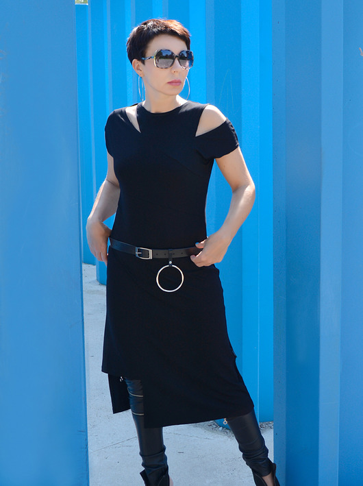 SKÓRZANY PASEK MOMO z kołem momo fashion
