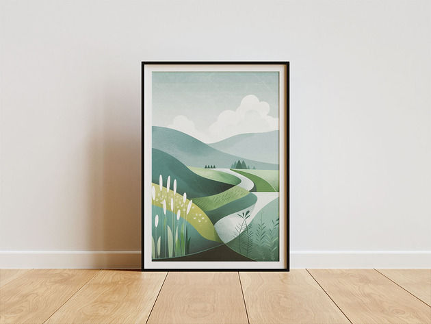 plakaty Plakat - Spring river