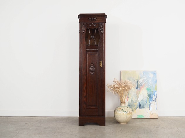 szafki Słupek dębowy, duński design, lata 50, produkcja: Dania