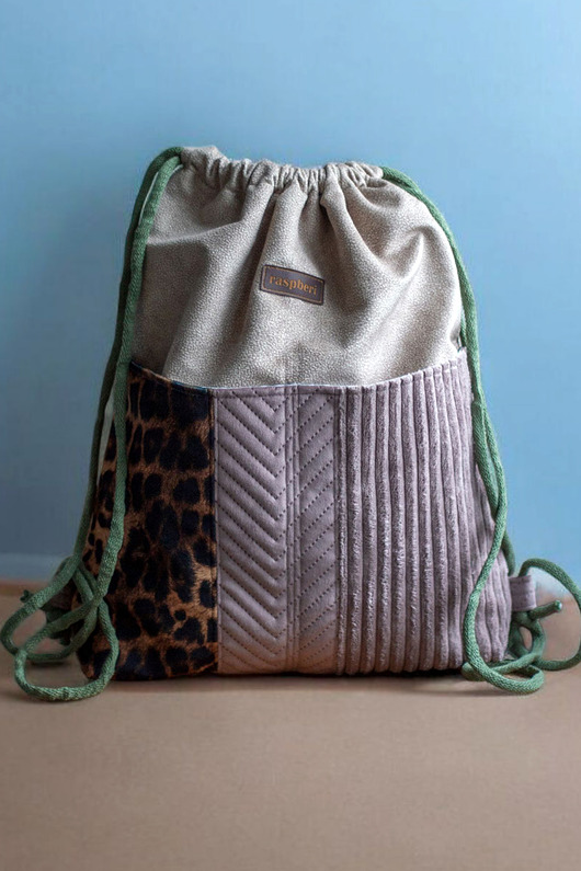 torby i nerki męskie Workoplecak z kieszeniami patchwork