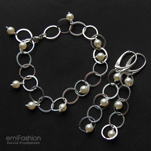 Perły Cream w srebrze MAREMI Jewelry
