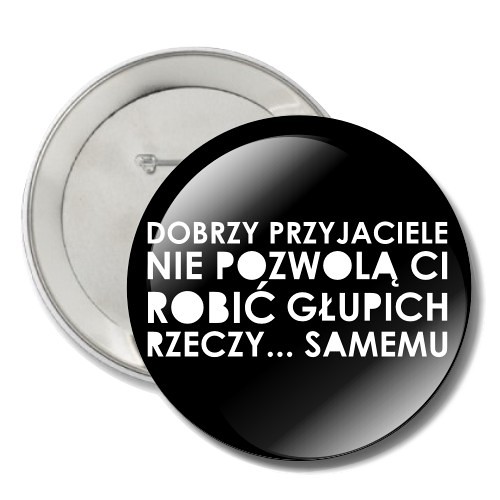 Przypinka Przyjaciele! Modny Design
