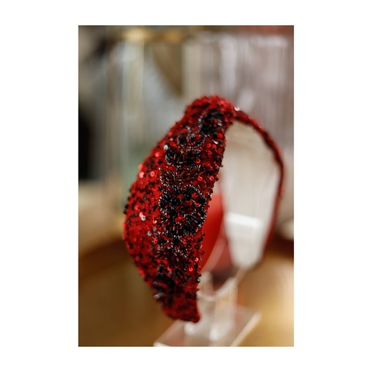 opaski do włosów Czerwona opaska