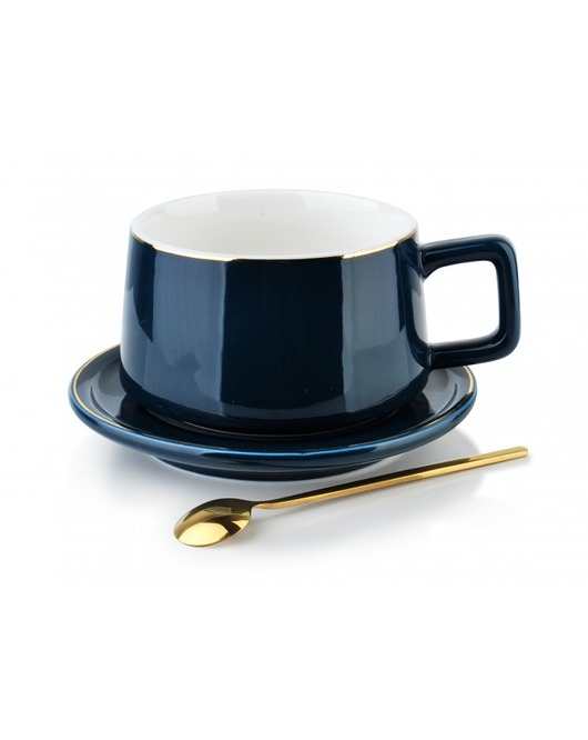 Filiżanka Porcelanowa Suzie Granatowa MIA home