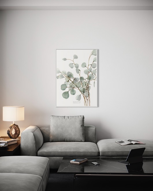 grafiki i ilustracje Eucalyptus print