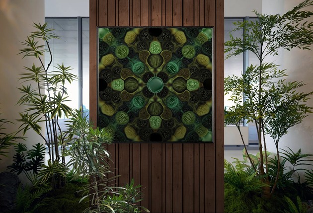 grafiki i ilustracje Liquid Symmetry #2, autorski graficzny obraz