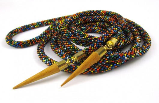 Beadingowy zawrót głowy - Lariat mdesign