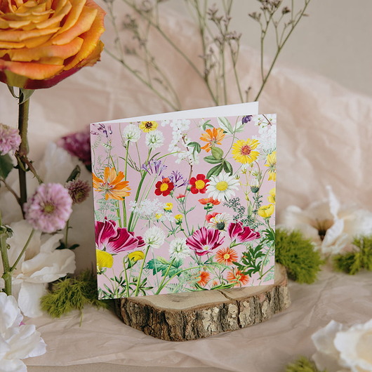 kartki okolicznościowe - wydruki Kartka okolicznościowa "Sielskie Kwiaty"