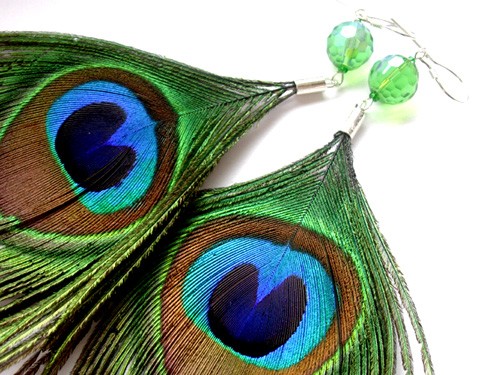 pawie pióra disco green amanorii