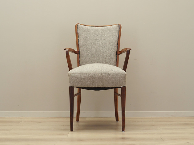 krzesła Krzesło orzechowe, duński design, lata 70, produkcja: Dania