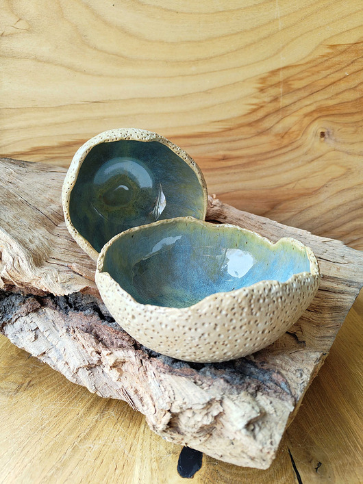 miski i misy Komplet misek ceramicznych  agat
