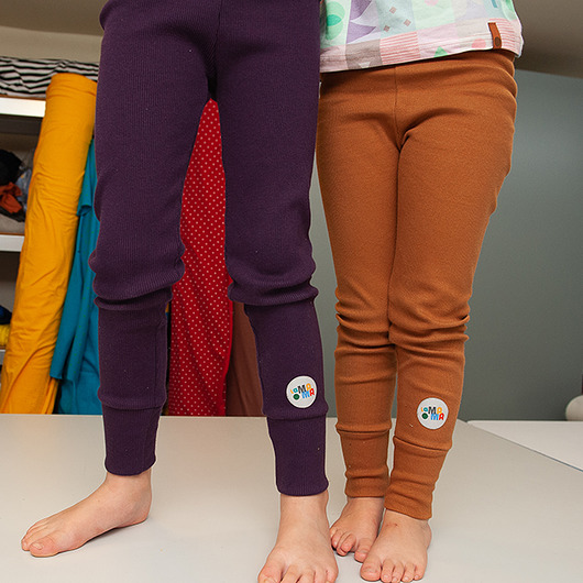 Legginsy FIT - Śliwka Lamama