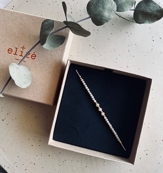 bransoletki na sznurku Bransoletka na jedwabnej nici kamień słoneczny połówka