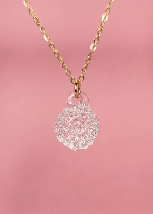 wisiory Szklany wisiorek kulka "Crystal"