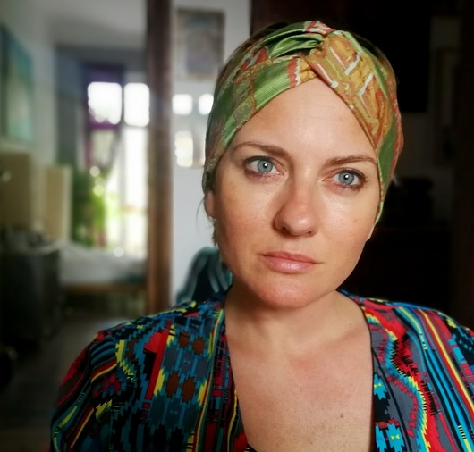 opaska turbanowa odcienie ruda klara