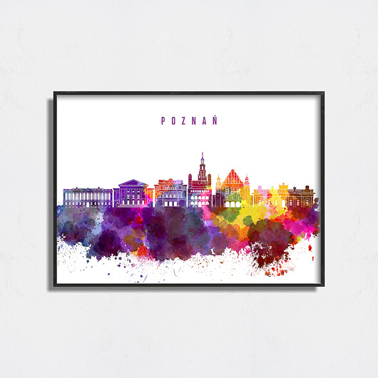 Plakat Poznań Akwarela Pas De LArt
