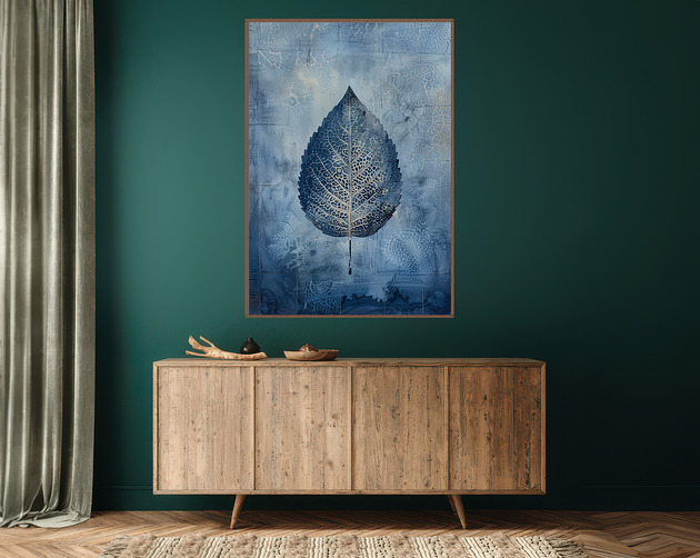 plakaty Abstrakcyjne liście - Plakat, druk - Chiński Orient, Harmonia Zen #81