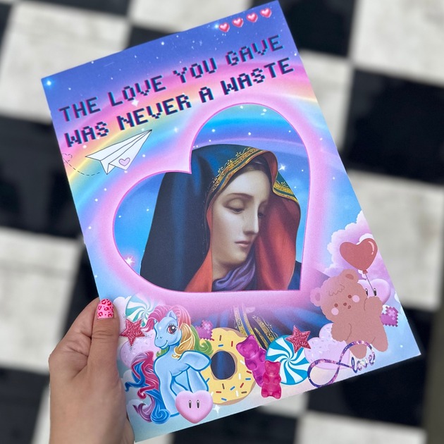 plakaty Plakat The Love You Gave Matka Boska A3