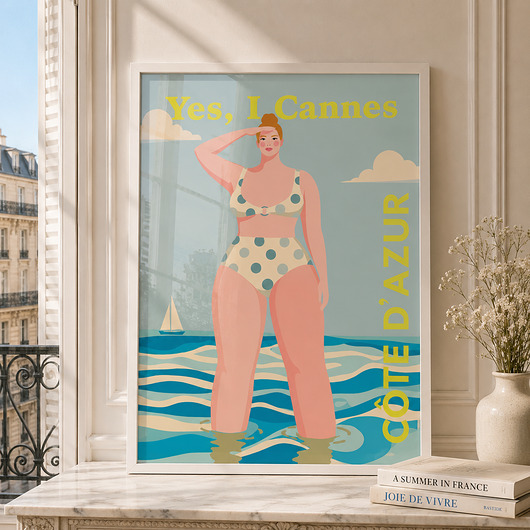 plakaty Plakat Yes, I Cannes