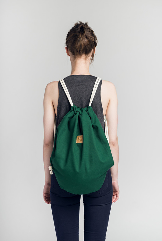 Zielony plecak - Lootbag classic / bottle green Lootbag