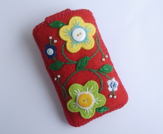 Etui na telefon Kwiaty Tulis