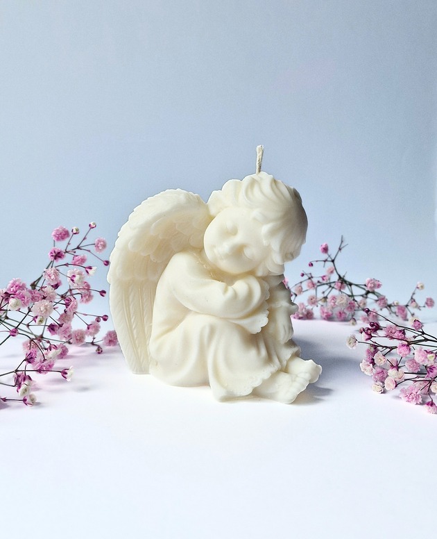 świeczniki i świece Świeca sojowa Sleeping Angel