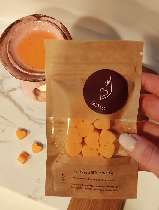 świeczniki i świece Wosk zapachowy Earl Grey z BERGAMOTKĄ