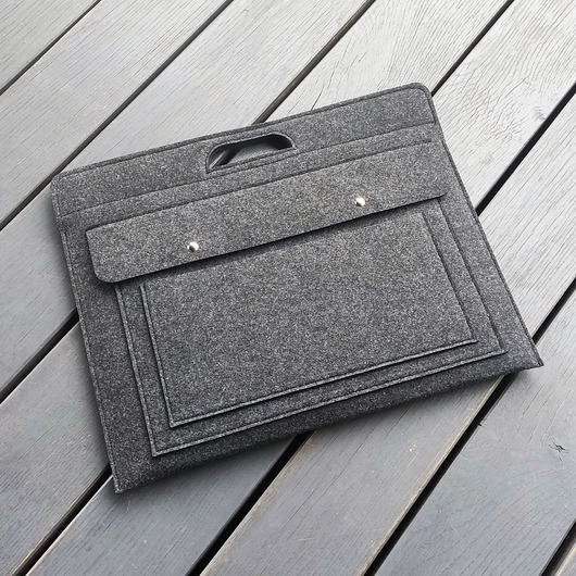torebki do ręki Teczka na format A3 - grafitowa