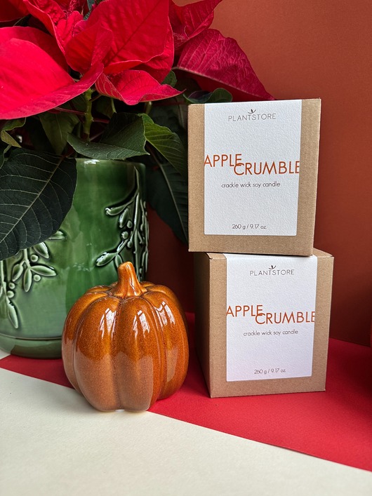 świece zapachowe APPLE CRUMBLE Świeca sojowa DUŻA 260 g