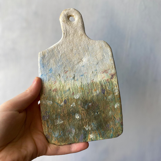 figurki i rzeźby Ceramiczna deska dekoracyjna