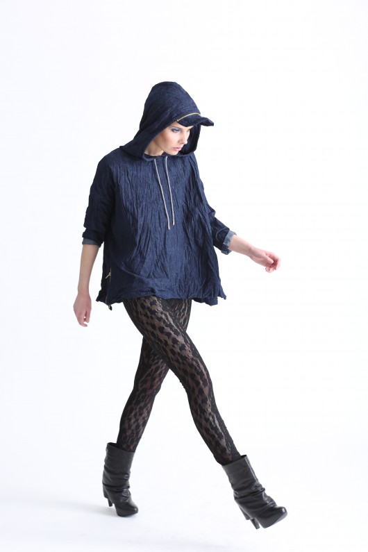 SQUARE denim blouse Aga Guz