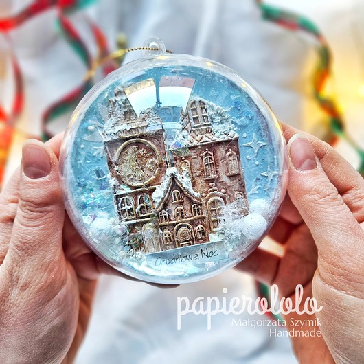 bombki Bombka z kamieniczkami 1