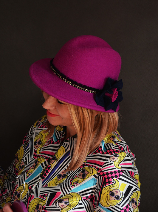 fuksjowa fedora YOKOdesign