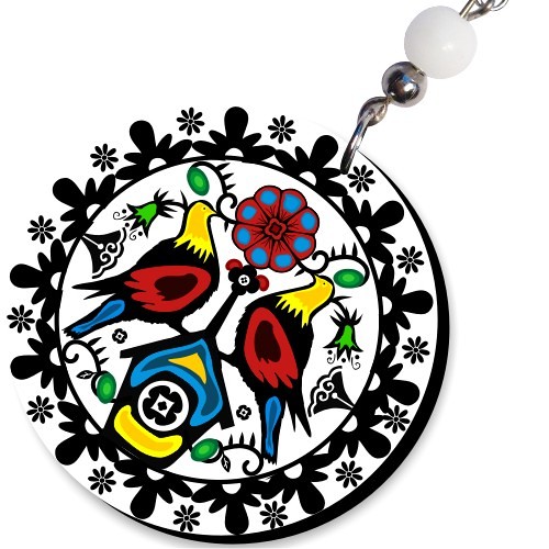 Wycinanka Łowickie Ptaki Modny Design