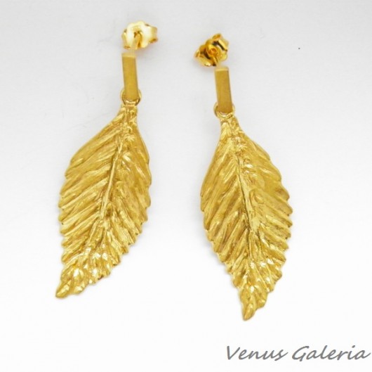 Kolczyki srebrne - L13 złote VENUS GALERIA