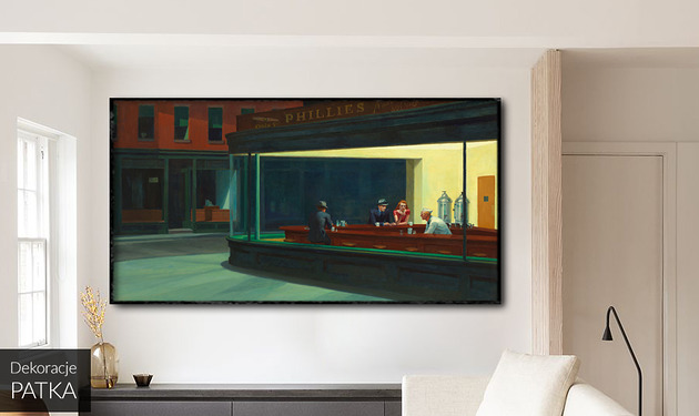 obrazy Nocne Marki / Edward Hopper - dekoracja ścienna