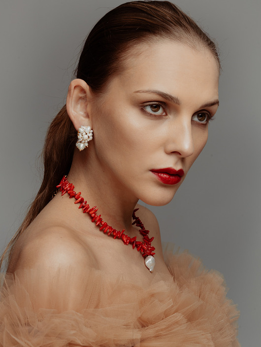 kolczyki pozłacane Kolczyki pozłacane Pearls Blossom