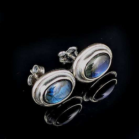 kolczyki srebrne Kolczyki srebrne little labradorite