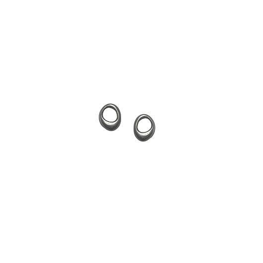 kolczyki srebrne Kolczyki srebrne SMOOTH mini / black earrings