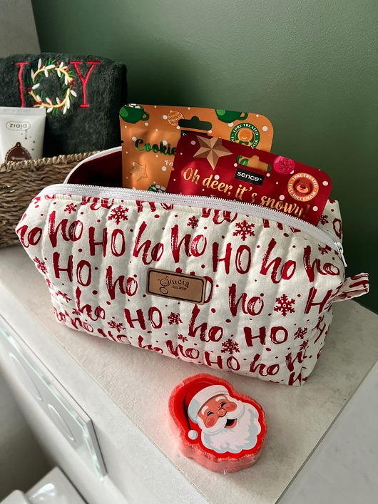 kosmetyczki Kosmetyczka świąteczna - Ho Ho Ho