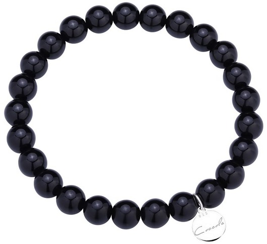 Bransoletka z onyksów i srebra 925 Coccola JEWELLERY