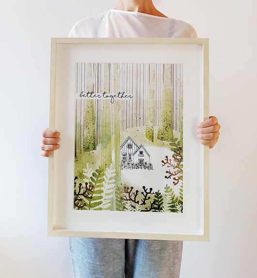 PLAKAT "better together" O.LALAdesigns