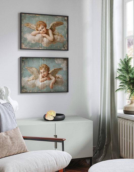 plakaty Zestaw plakatów - Anioły  Cherubinki  (set254)