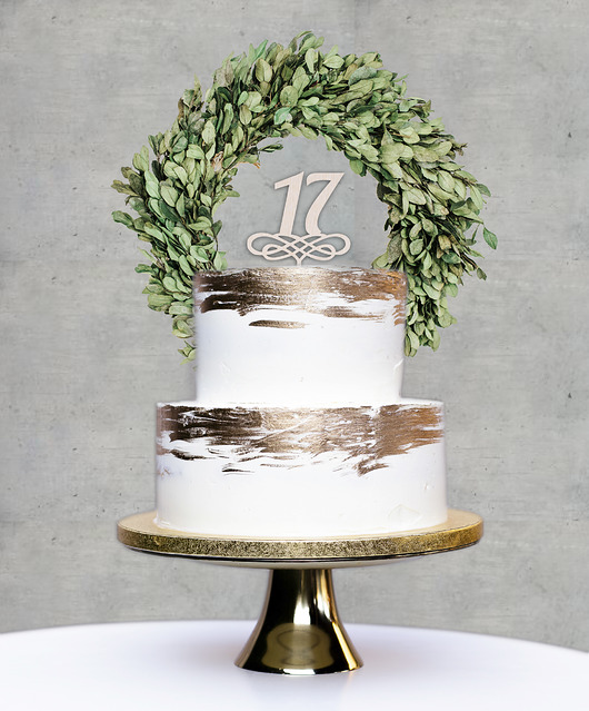 akcesoria dziecięce - różne toper na tort - "17"