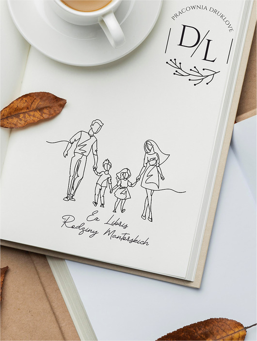 stemple Stempel Ex Libris Exlibris personalizowany Rodzina